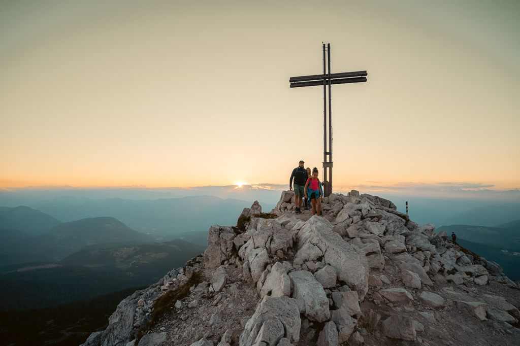 Aldeiner Weisshorn Sonnenaufgang